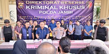 Ditreskrimsus Polda Jambi Ungkap Pembobolan Bank Jambi Rp144,82 Miliar, Tiga Tersangka Diamankan