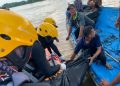 Polres Tanjab Barat Bersama Tim Gabungan Berhasil Evakuasi Korban Tenggelam di Sungai Pengabuan