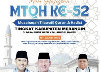 MTQ Ke-52 Tingkat Kabupaten Merangin Resmi Dibuka Malam Ini
