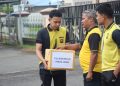 Polres Tanjab Barat Salurkan Bantuan Sosial dan Tali Asih Kepada Korban Kebakaran Aspol Polda Jambi