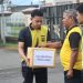 Polres Tanjab Barat Salurkan Bantuan Sosial dan Tali Asih Kepada Korban Kebakaran Aspol Polda Jambi