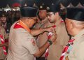 Wawako Jambi Terima Lencana Darma Bakti Pramuka dari Ketua Kwartir Nasional Gerakan Pramuka