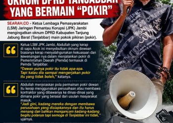 Ketua LSM JPK Jambi Warning Keras : oknum DPRD yg bermain pokir