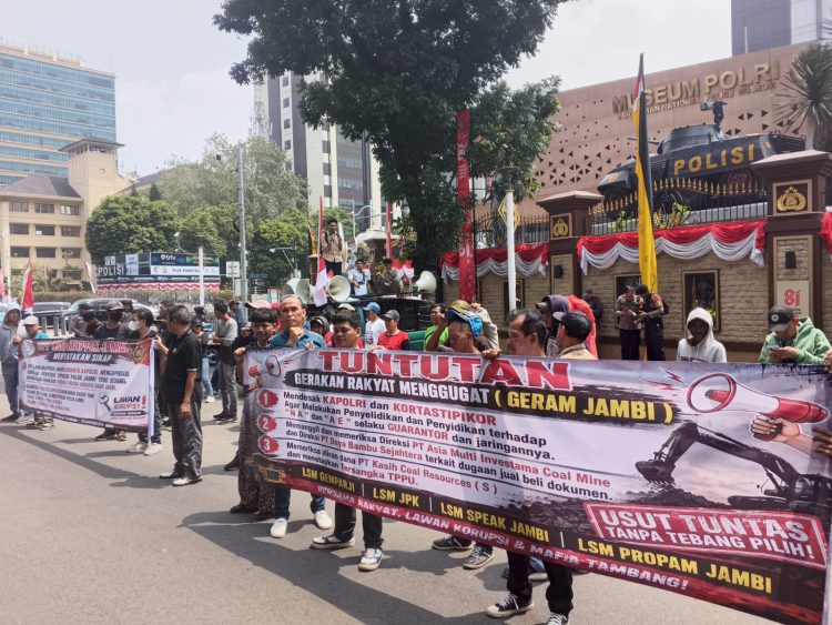 Diduga Nambang Tanpa Dokumen Hingga Main Dokumen Terbang, GERAM Jambi Desak Mabes Polri Periksa Pasutri AE dan NA