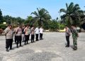 Cegah Karhutla, Polsek Tungkal Ulu dan Koramil Ground Check 10 Titik Hotspot