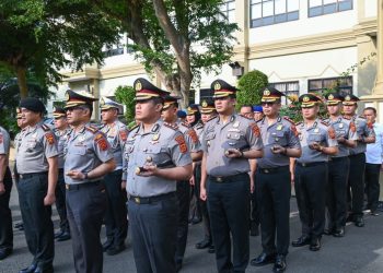 Kapolres Muaro Jambi Hadiri Upacara Serah Terima Jabatan Wakapolda Jambi