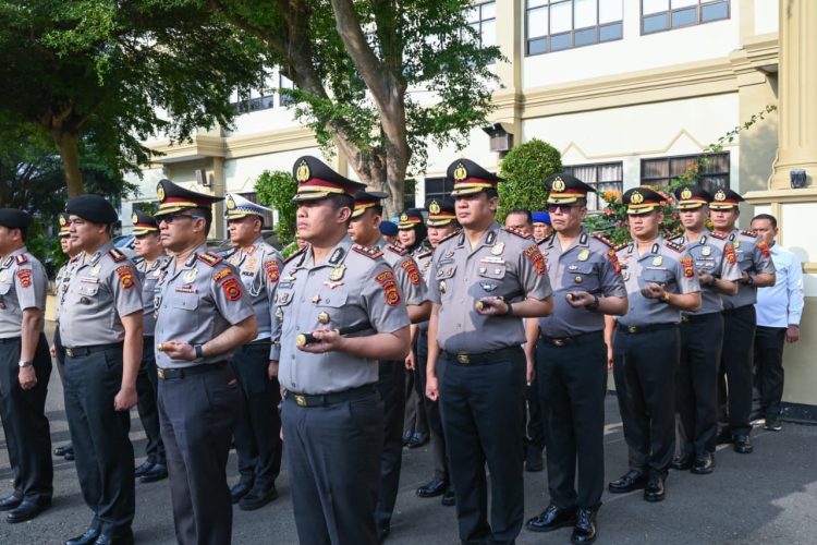 Kapolres Muaro Jambi Hadiri Upacara Serah Terima Jabatan Wakapolda Jambi