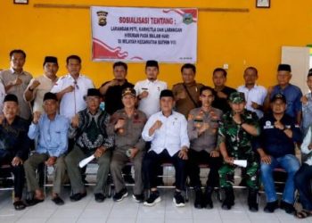 Polsek Bathin VIII Bersama Tripika Tegaskan Pencegahan Karhutla, PETI dan Hiburan Malam Ilegal