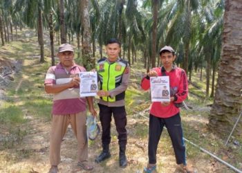 Kapolsek  Bahar Selatan Ajak Warga Bersatu Cegah Karhutla, Tegaskan Larangan Membakar Lahan