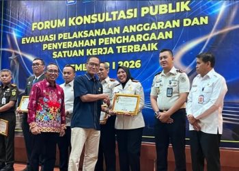 Lapas Perempuan Kelas IIB Jambi menerima penghargaan Indikator Kinerja Pelaksanaan Anggaran Semester I Tahun Anggaran 2026