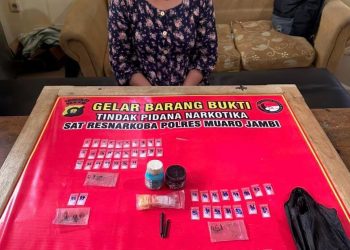 Satresnarkoba Polres Muaro Jambi Ungkap Peredaran Sabu di Nyogan, Dua Orang Diamankan