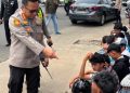 Cegah Aksi Berbahaya di Jalan Raya, Polresta Jambi Bubarkan Konvoi Pelajar dan Amankan 33 Motor