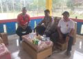Semarak HUT RI ke-81, Bhabinkamtibmas Polsek Merlung Hadiri Senam dan Lomba PKK Bersama Warga