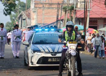 Polres Tebo Pastikan Pengamanan Pawai Kebudayaan HUT ke-81 RI Berjalan Aman dan Lancar