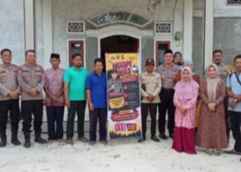 Ngopi Bareng bersama Warga,Kapolsek Bahar Selatan Ajak Masyarakat Jaga Keamanan Lingkungan