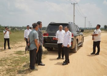 Gubernur Al Haris Tinjau Lokasi Pembangunan Sekolah Rakyat dan Pembangunan Komplek BTN Bungo Green City