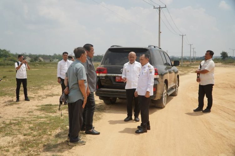 Gubernur Al Haris Tinjau Lokasi Pembangunan Sekolah Rakyat dan Pembangunan Komplek BTN Bungo Green City
