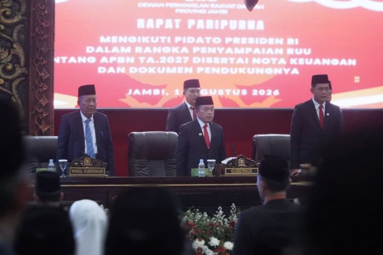 DPRD Muaro Jambi Gelar Paripurna Mendengarkan Pidato Kenegaraan Presiden