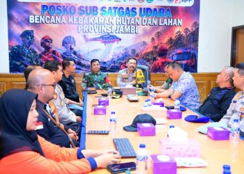 Satgas Karhutla Gabungan Temukan dan Padamkan Titik Api Saat Patroli Karhutla di Tahura Batanghari