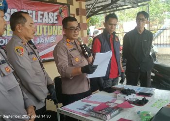 Pelaku Curat Viral Di Medsos Berhasil Dibekuk Polsek Jelutung, Pelaku Merupakan Residivis 14 Kali Di Bui