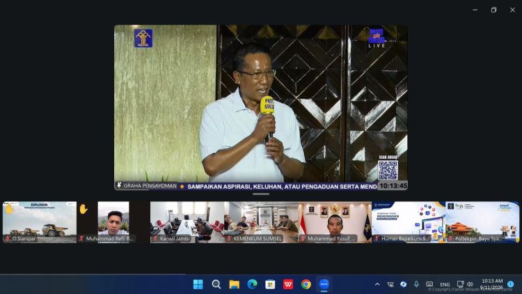 Evaluasi Pelaksanaan Jaminan Fidusia, Kanwil Kemenkum Jambi Ikuti Diskusi Strategi Kebijakan 2026