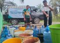 4.000 Liter Air di Tengah Krisis, Bantuan APHI Jambi Jadi Penolong Warga Rawa Pudak