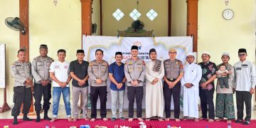Ngeriung Jumat Presisi, Kapolres Muaro Jambi Bangun Sinergi Bersama Pondok Pesantren Tahfiz Satu Quran