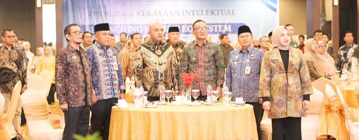 Sekda Muaro Jambi Hadiri Penandatanganan MoU dan Penguatan Sinergi antara Kanwil Kemenkum Jambi dan Pemda