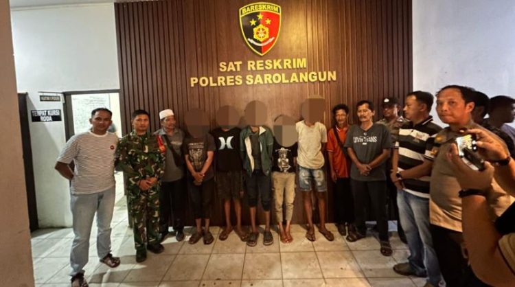 5 Warga SAD Serahkan Diri ke Polres Sarolangun Terkait Dugaan Pengeroyokan Anggota TNI