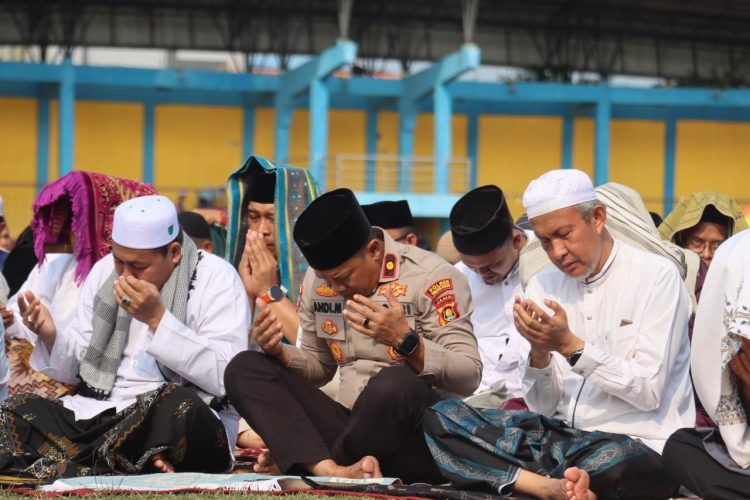 Wakapolres Tanjab Barat Hadiri Salat Istisqa, Munajat Bersama Mohon Hujan dan Keberkahan