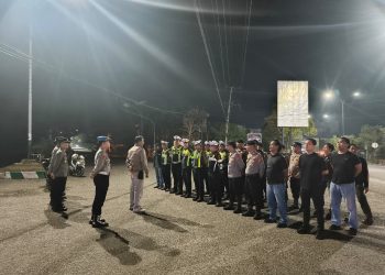 Polres Tanjab Barat Pastikan Ibadah Minggu Jemaat Gereja Santo Paulus Berlangsung Kondusif