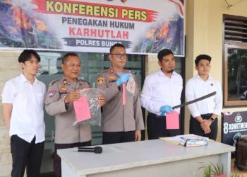 Polsek Tungkal Ulu Gerak Cepat, Pastikan Hotspot di Batang Asam Sudah Padam