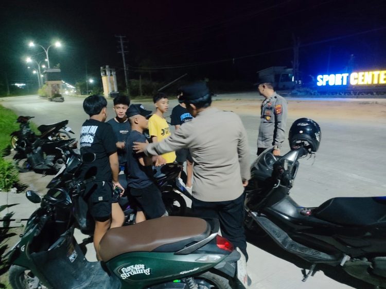 Polsek Tungkal Ilir Intensifkan Patroli Malam, Antisipasi Balap Liar dan Tawuran