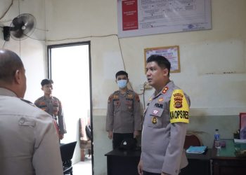 Cegah Karhutla, Satbinmas Polres Tanjab Barat Sampaikan Imbauan Kamtibmas kepada Masyarakat