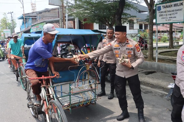 Polsek Betara Gencarkan Imbauan Karhutla, Warga Diminta Tak Bakar Lahan