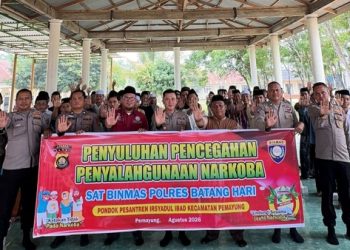 Polsek Betara Gencarkan Imbauan Karhutla, Warga Diminta Tak Bakar Lahan