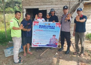 Polsek Betara Gencarkan Imbauan Karhutla, Warga Diminta Tak Bakar Lahan