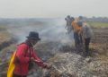 Polda Jambi Cek dan Tangani Karhutla di Sungai Aur, Luas Lahan Terbakar Capai 20 Hektare