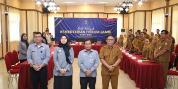 Persiapkan Penilaian, Kanwil Kemenkum Jambi Gelar Sosialisasi Penilaian IRH Tahun 2027 bagi Pemerintah Daerah