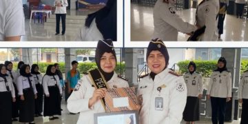 Lapas Perempuan Kelas IIB Jambi Gelar Apel Pagi dan Berikan Penghargaan kepada Pegawai Teladan