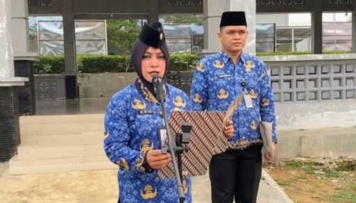 Lapas Perempuan Kelas IIB Jambi Gelar Upacara Khidmat, Kasubbag Tata Usaha Bertindak Sebagai Inspektur