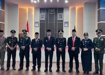 Kalapas Perempuan Kelas IIB Jambi Meita Eriza Hadiri Upacara Peringatan Hari Kesaktian Pancasila di Kantor Bupati Muaro Jambi