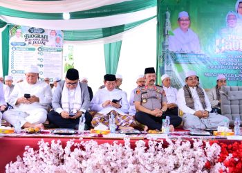 Wakapolda Jambi Hadiri Haul Akbar Syekh Abdul Qodir Al Jailani dan Harlah Majelis Al-Hidayah ke-7