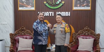 Kajati Jambi Terima Kunjungan Silaturahmi Kapolda Jambi