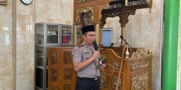 Polres Muaro Jambi Gelar Jumat Keliling di Masjid Addin