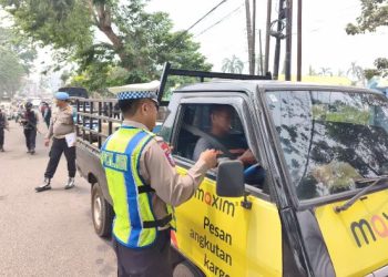 Polda Jambi Terjunkan Personel Operasi Jaran Siginjai 2026 Gelar Patroli di Kota Baru