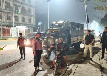 Polda Jambi Gelar Apel Malam dan Patroli Operasi Jaran Siginjai 2026, Sasar Daerah Rawan Pastikan Wilayah Kondusif