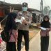 Cegah Dampak Kabut Asap, Polsek Pengabuan Bagikan Masker dan Imbau Pelajar Jaga Kesehatan
