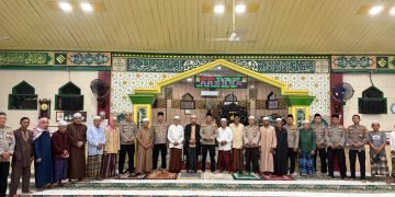 Safari Subuh, Wakapolres Tanjab Barat Ajak Warga Cegah Kejahatan dan Tangkal Hoaks