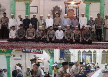 Dekatkan Polri dengan Masyarakat, Wakapolres Tanjab Barat Sambangi Masjid Ukhuwah